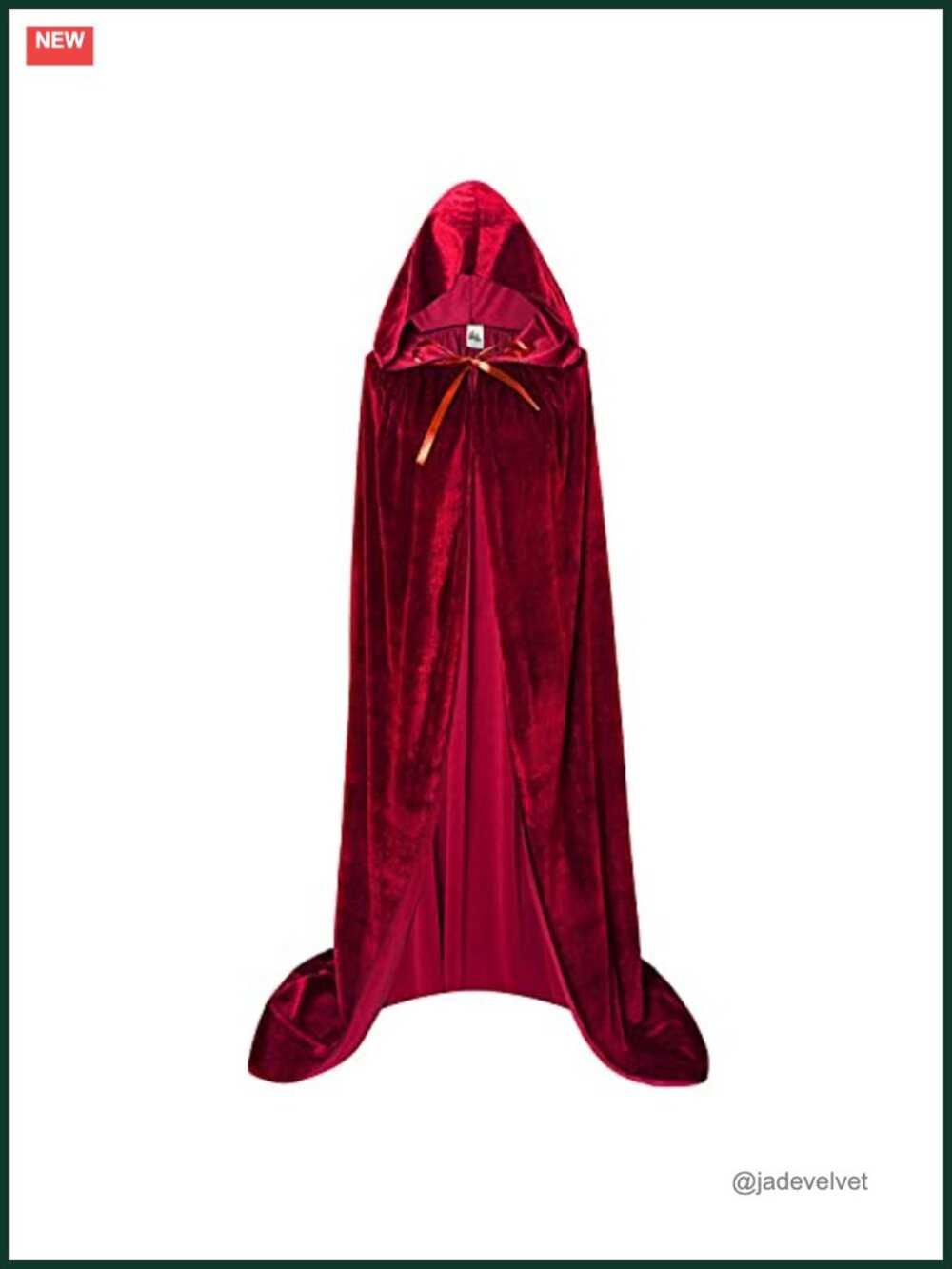 Unisex Adults Hooded Cloak Long Velvet Cape for Halloween Christmas Cosplay